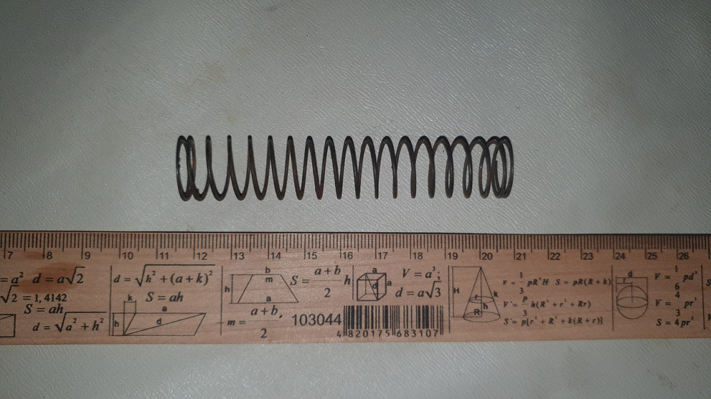 Пружина сжатия 16.5х85х1 мм. СССР. Харьков - изображение 2