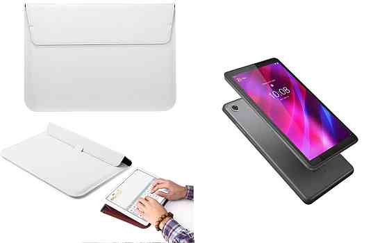 Чехол-конверт VitoCase для Lenovo Tab M7 (3rd Gen), с функцией подставки для планшета Белый Киев
