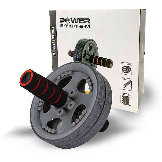 Колесо для преса Power System PS-4042 Dual-Core Ab Wheel Grey/Black Луцк