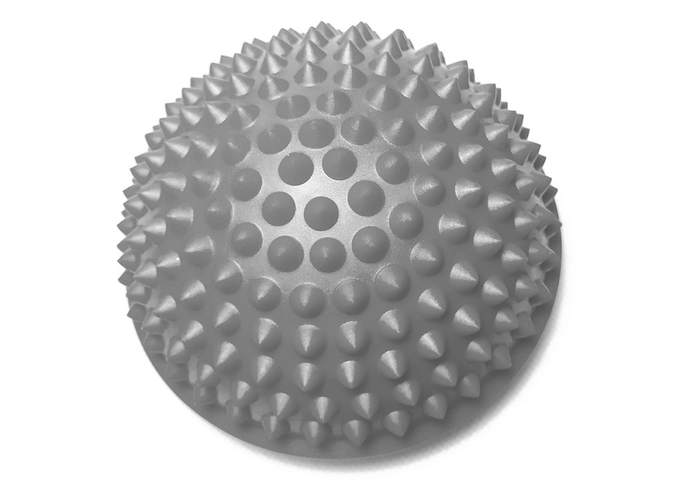 EasyFit Півсфера масажна кіндербол EasyFit 15 см жорстка сіра Коломия - фото 1