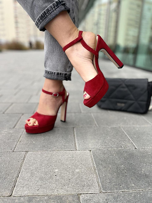 Nivelle Босоніжки жіночі NIVELLE 1825/9510-12004 червоні (літо, замша натуральна) (3718) лише 3 Коломия - фото 7