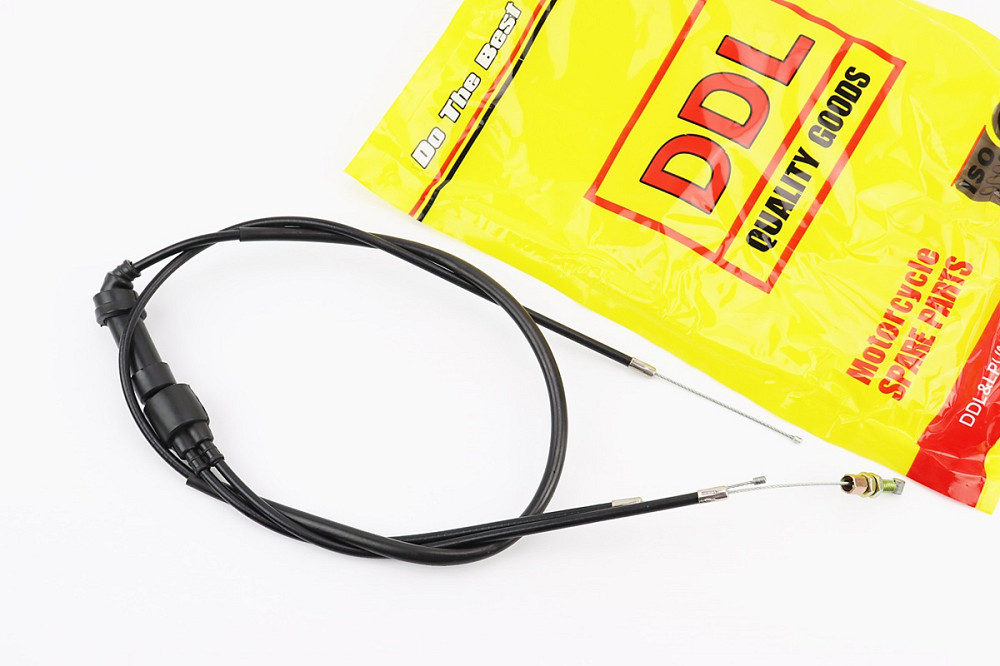 Трос газу МТ подвійний під один карбюратор PZ з прискорювачем (трос 123/129см; кожух 108/114см) Київ - фото 1