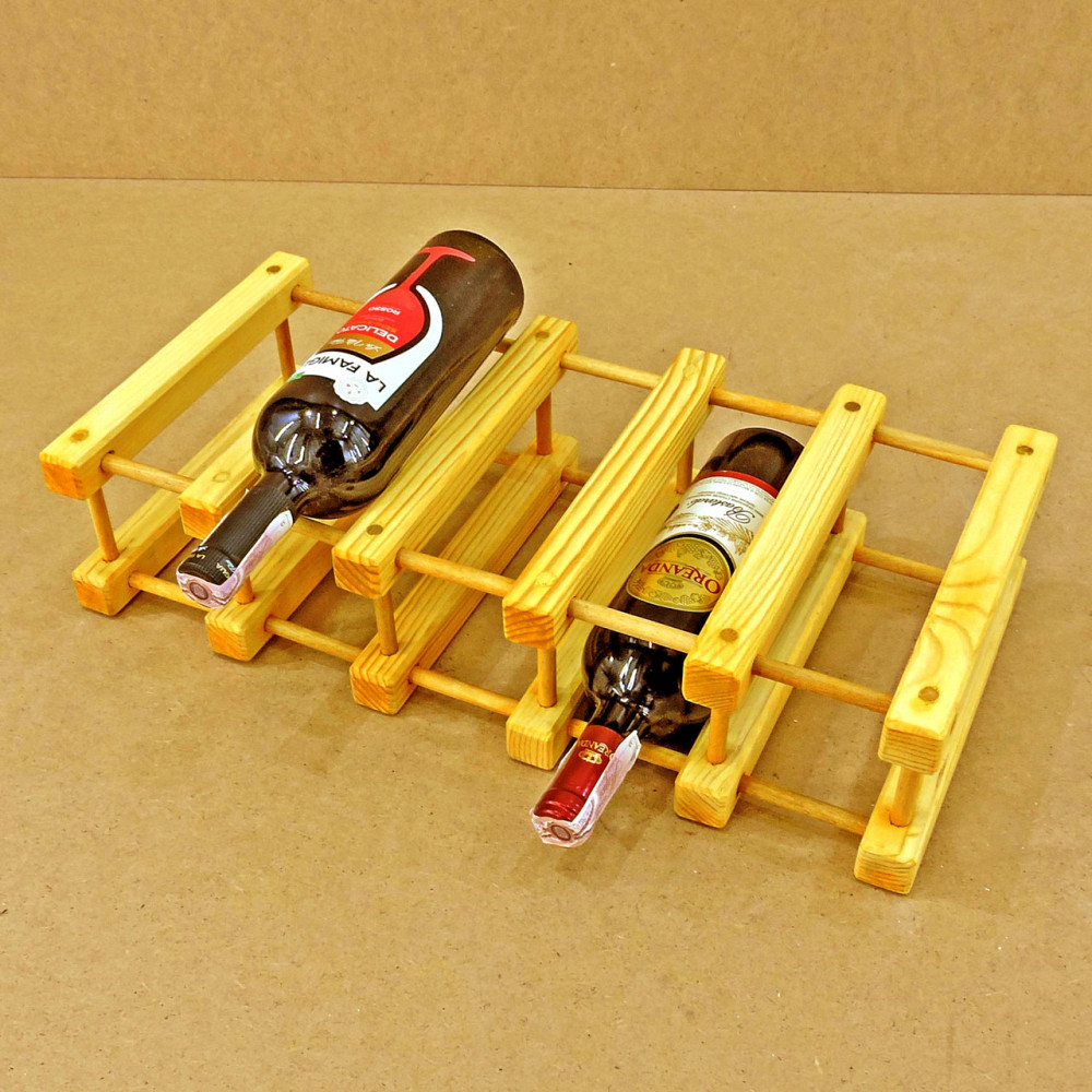 Настольная винная полка 