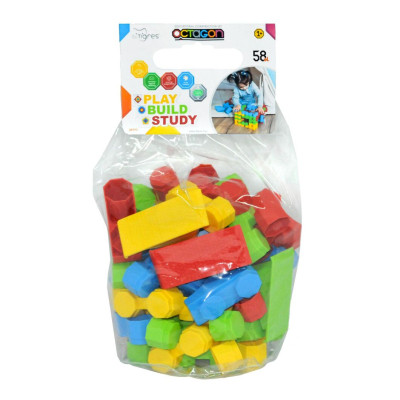 Конструктор Tigres Octagon 58 элементов в пакете (39777) Винница - изображение 1