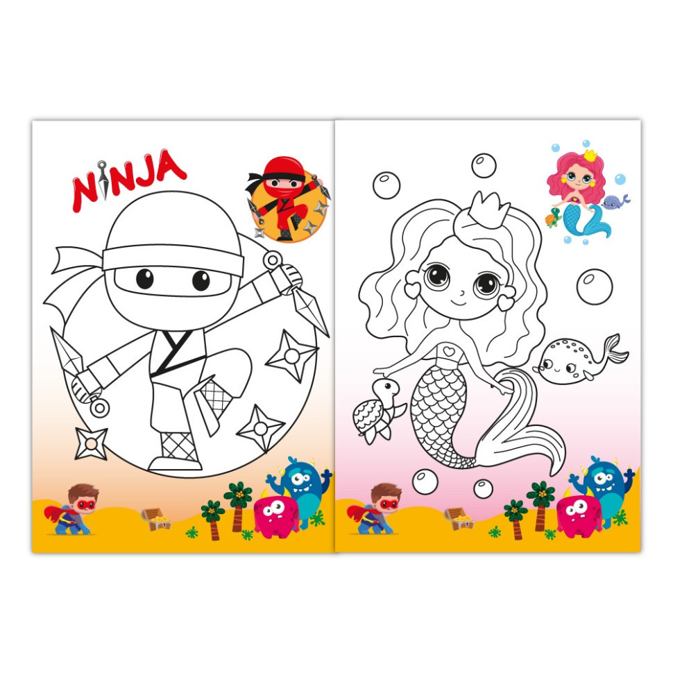 Дитяча розмальовка "Мульті-пульті" РМ-77-03 з маскою Вінниця - фото 2