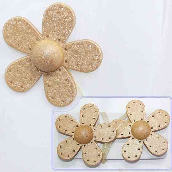 Магніти для штор і гардин (120м) Ханна набір 2 шт Злотистий (81-031) Київ