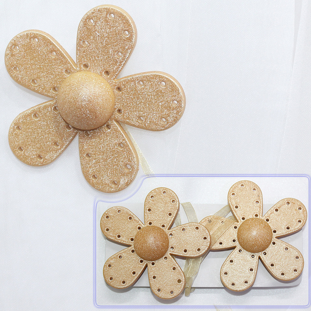 Магніти для штор і гардин (120м) Ханна набір 2 шт Злотистий (81-031) Київ - фото 1