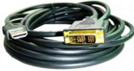 Кабель HDMI - DVI 3м Cablexpert, v1.3, позолоч.конектор (CC-HDMI-DVI-10) (код 42698) Львів