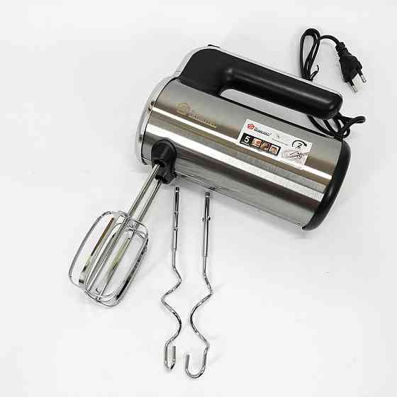 Мощный ручной миксер DOMOTEC, Кулинарный миксер, Кухонный универсальный миксер Простой кухонный QF-16 Львов