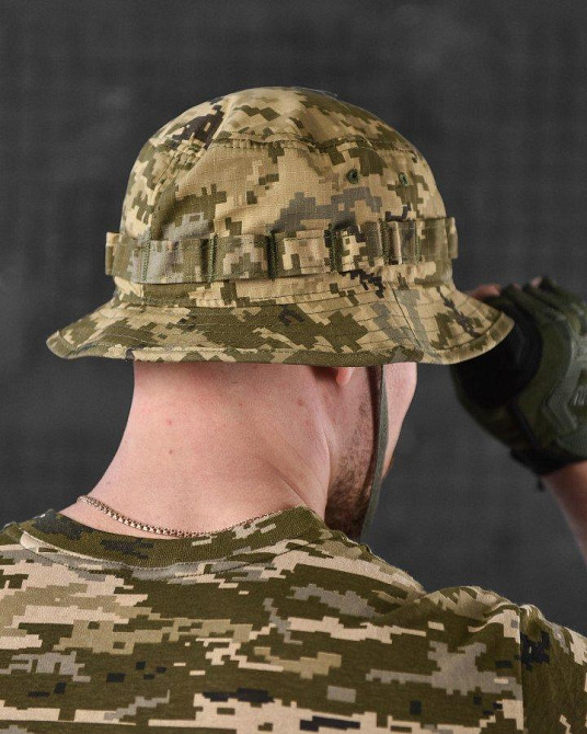 Панама чоловіча тактична маскувальна з молями піксель ВТ0992 Одеса - фото 3