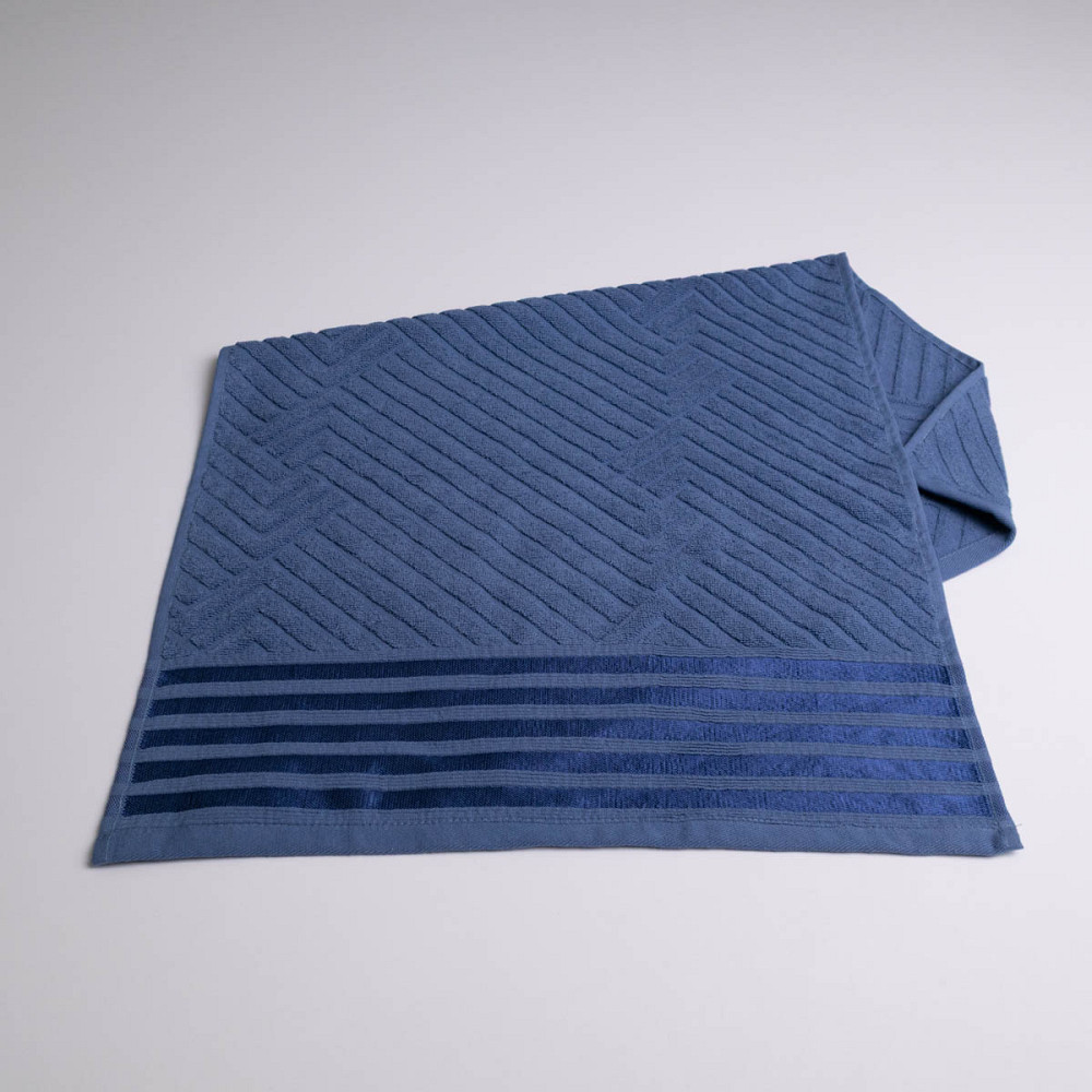 Набор махровых полотенец SOFT 3шт GM Textile 50х90см, 50х90см, 70х140см 500г/м2 (Синий) Сумы - изображение 6