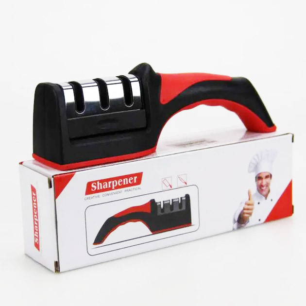 Хорошая точилка для кухонных ножей, Ножеточка ручная, Станок для заточки на кухню AS-56 Львов - изображение 11