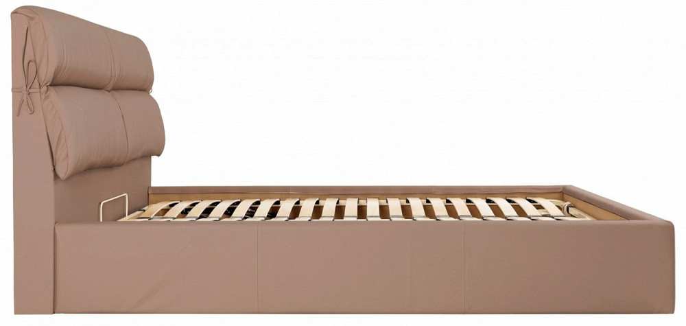 Кровать Двуспальная Edinburgh Comfort 160 х 200 см Fly 2213 С подъемным механизмом и нишей для белья Светло-коричневый Днепр - изображение 14