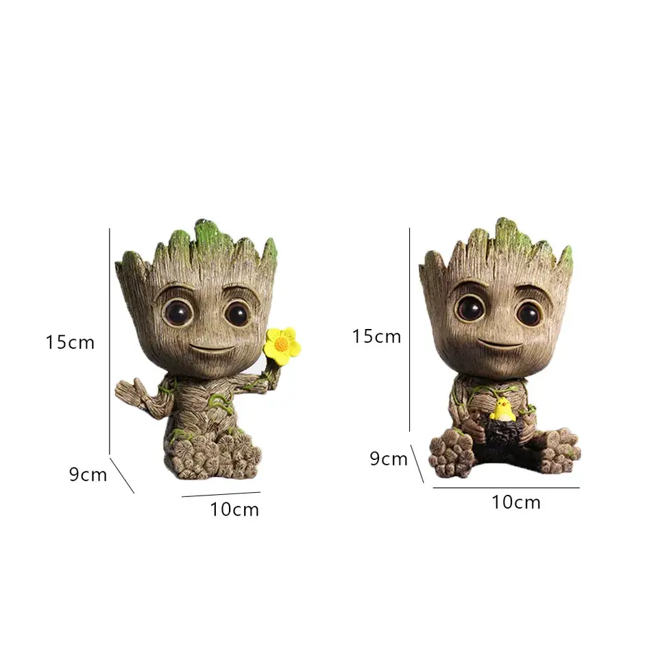 Набор горшочков Грут Groot G8 + G9 для цветов и канцелярии Винница - изображение 9