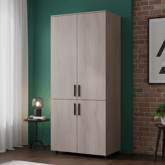 Шафа для одягу Doros Торн Кремона Канноло 2 ДСП (полиці) 90х51.6х200 (DRS-012014) Львів