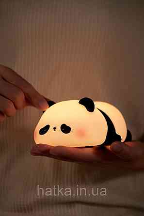 Силіконовий бездротовий нічник "Панда лежача" Київ