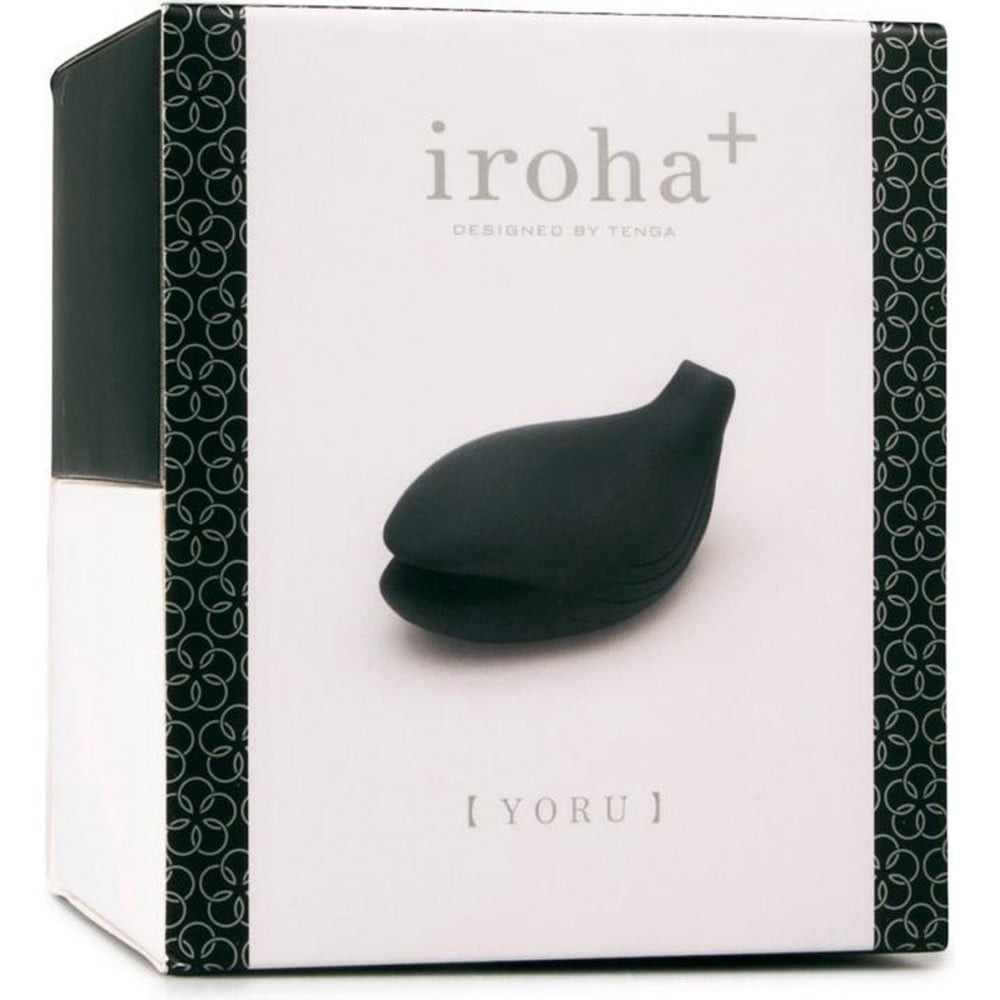 Вибратор для клитора в форме кита Iroha+ Yoru Tenga, медицинский силикон, черный Sex Aura Киев - изображение 4