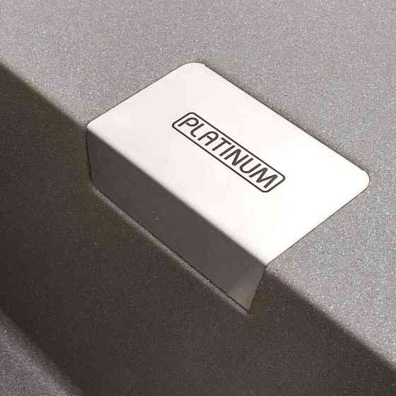 PLATINUM Гранітна мийка для кухні Platinum 8650 DIAMOND матова (сірий мусон) Київ