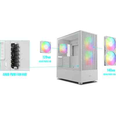 Корпус Gamdias TALOS M3 MESH WH (4711514500905) Вінниця