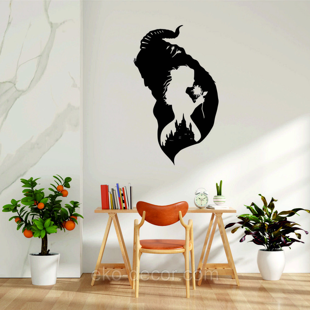 Декоративное настенное Панно «Красавица и чудовище», Декор на стену Киев - изображение 3