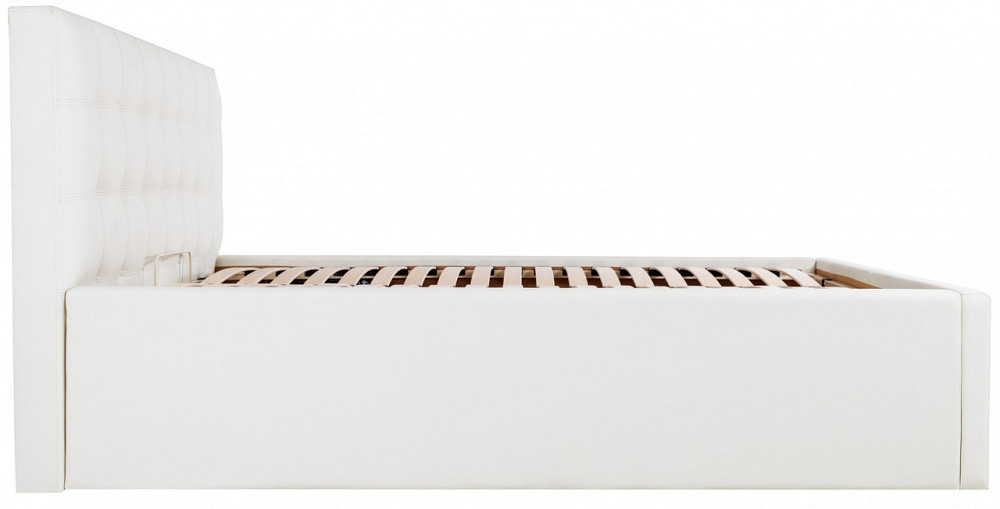 Ліжко Chester VIP з високими царгами 120 х 190 см Fly 2200 З додатковою металевою цільнозварною рамою Білий Київ - фото 7