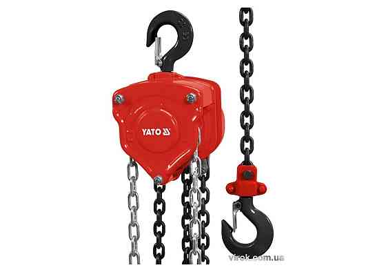 Лебідка ланцюгова ручна YATO : H= 3 м, F= 3 т [1] Одеса