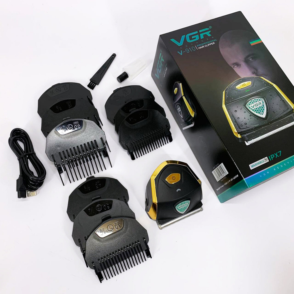 Бездротова машинка для стрижки для дому VGR Акумуляторний універсальний тример стрижки EN-90 Київ - фото 7