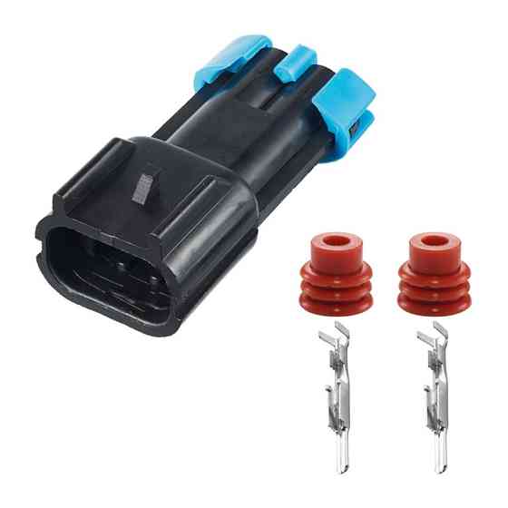 Роз'єм конектор 2-кон., 15300002, 15300014, APTIV (Delphi) Америка, Корея, Японія, Buick, Cadillac, Chevrolet, Daewoo, GMC Київ