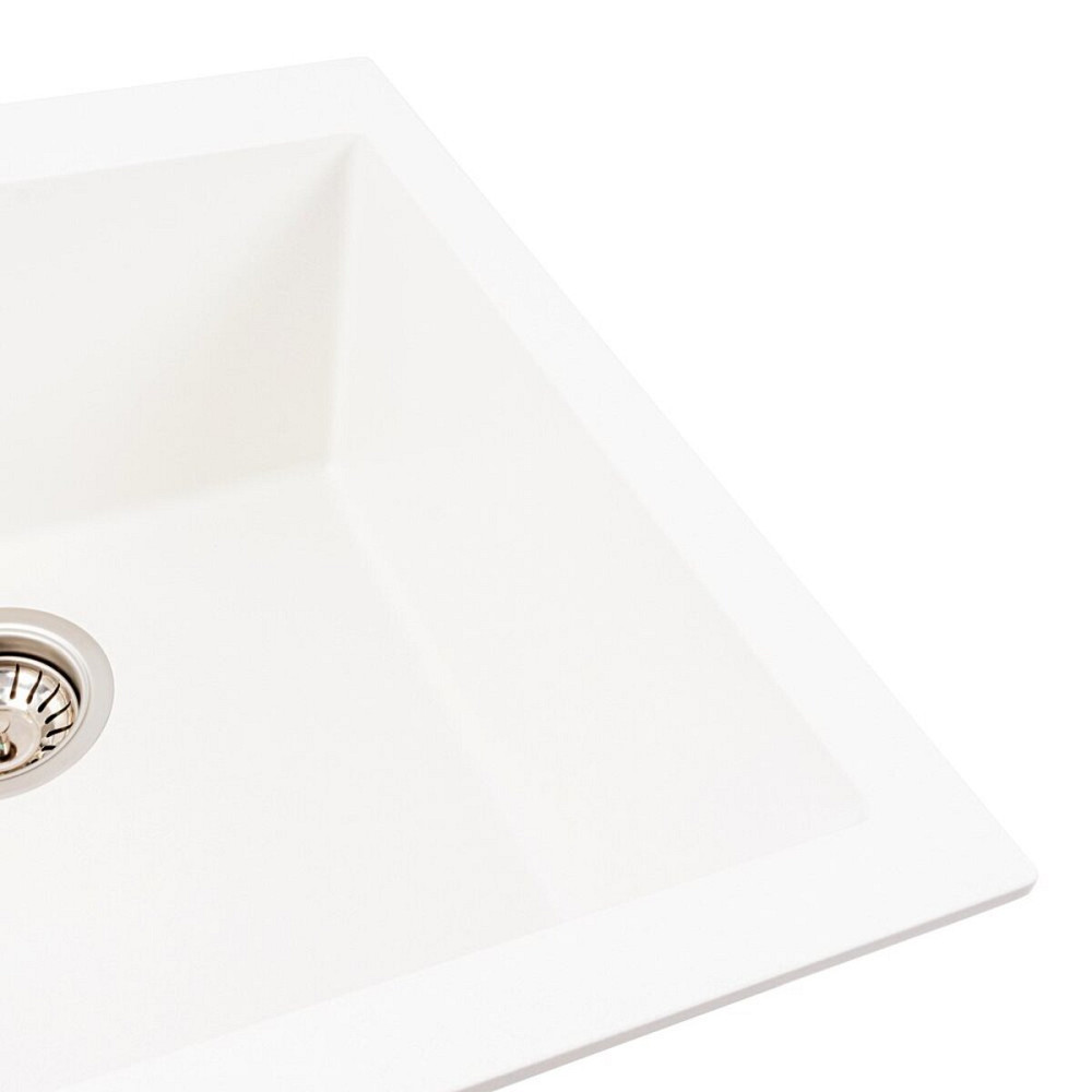 VALESO Гранітна мийка VALESO GALAX 5050 матова Білосніжна Київ - фото 4