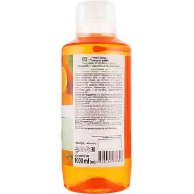 Пена для ванн Fresh Juice Tangerine & Sicilian Orange 1000 мл (4823015936326) Винница