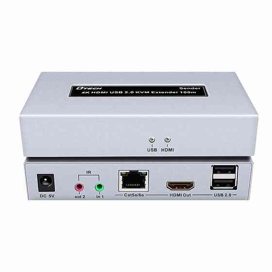Подовжувач 4K HDMI і USB 2.0 KVM 100m Dtech DT-7051 (74-00124) Киев