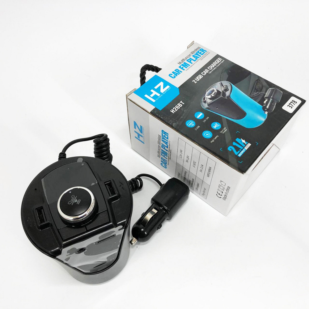 Универсальный fm-модулятор для автомобиля H26+BT BX6, Качественный фм модулятор, Блютуз VB-416 фм трансмиттер Киев - изображение 10