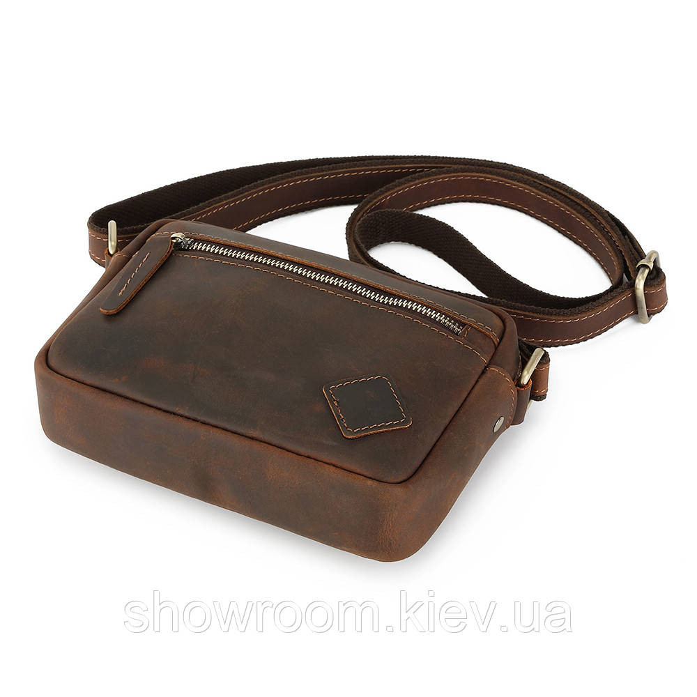 Чоловіча шкіряна барсетка, сумка Wild Leather (353) Київ - фото 4