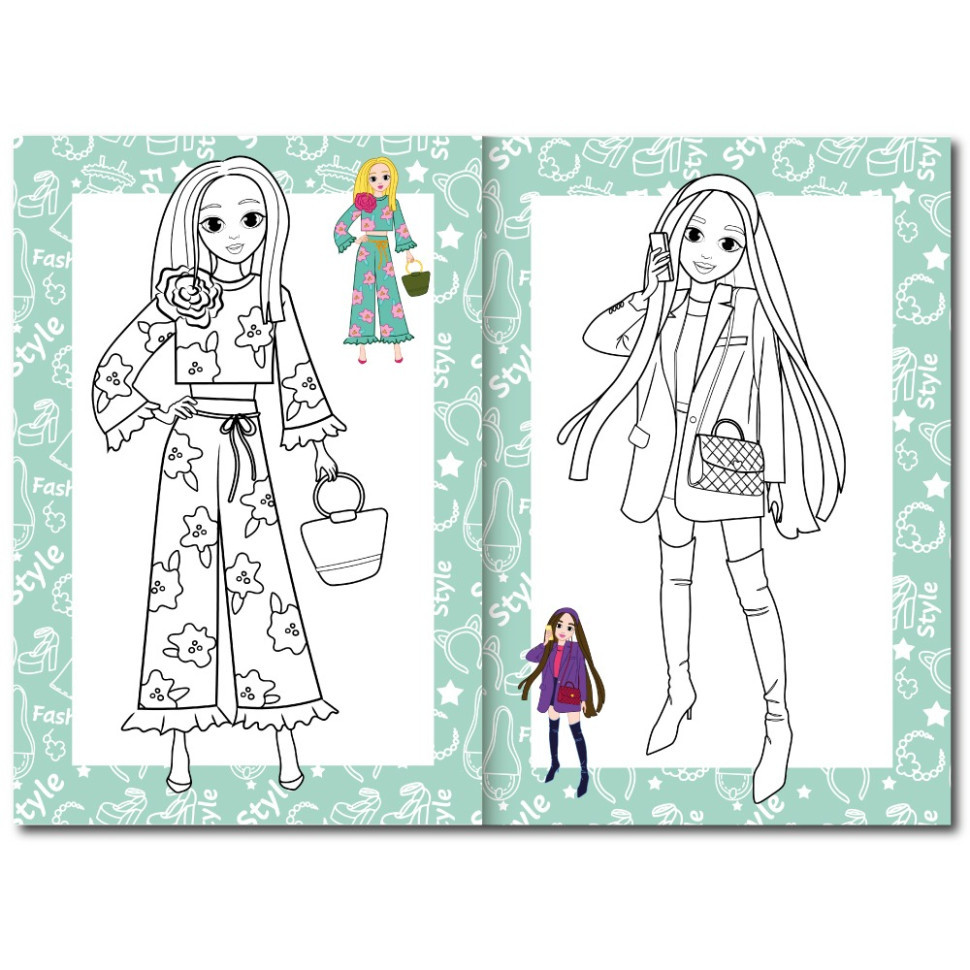 Книжка раскраска 