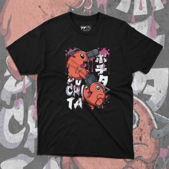 Футболка для подростка мальчика с принтом Человек Бензопила Почіта 2 Размер 160 Anime10505 Днепр