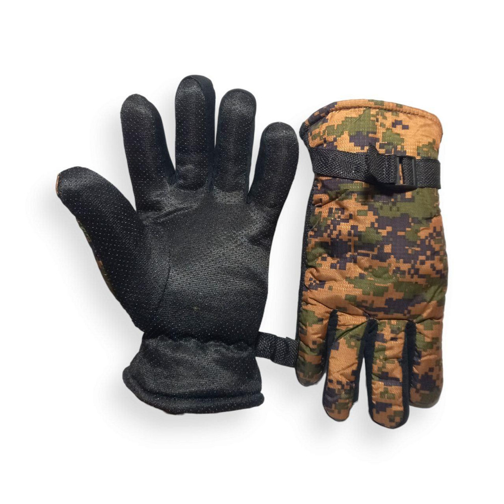 Тактичні рукавички зимові. Рукавички для полювання, риболовлі, туризму. Камуфляжні рукавички Харків - фото 3