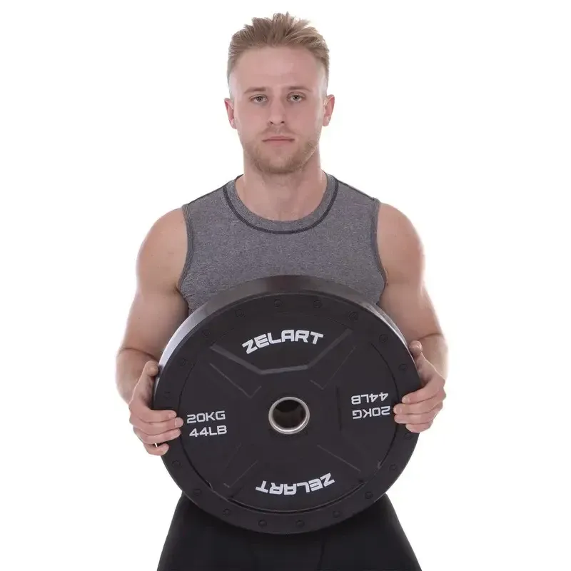 Диск бамперний для кросфіта 20 кг Zelart TA-2258-20 Київ - фото 3