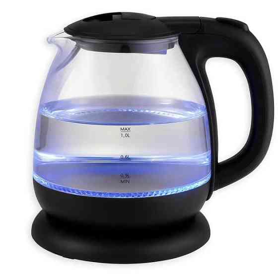 Скляний електрочайник Domotec MS-7910 1л 1650 Вт з LED підсвічуванням CB-30 Львів