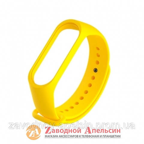 Ремешок фитнес трекера Xiaomi Mi Band 3 \ 4 желтый Одесса - изображение 1