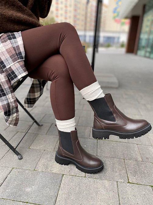 Garti Черевики жіночі GARTI 361 шоколадні (зима, шкіра натуральна) (6014) Коломыя - изображение 4