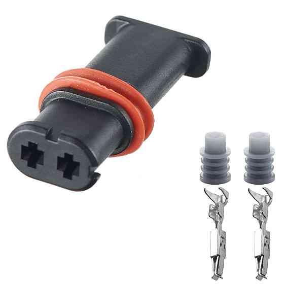 Роз'єм конектор 2-кон., Свеча Накала Диз, Нагревателя 91370В/91371B, Webasto At 3500, Bosch BMW, Mercedes-Benz, Mini Київ