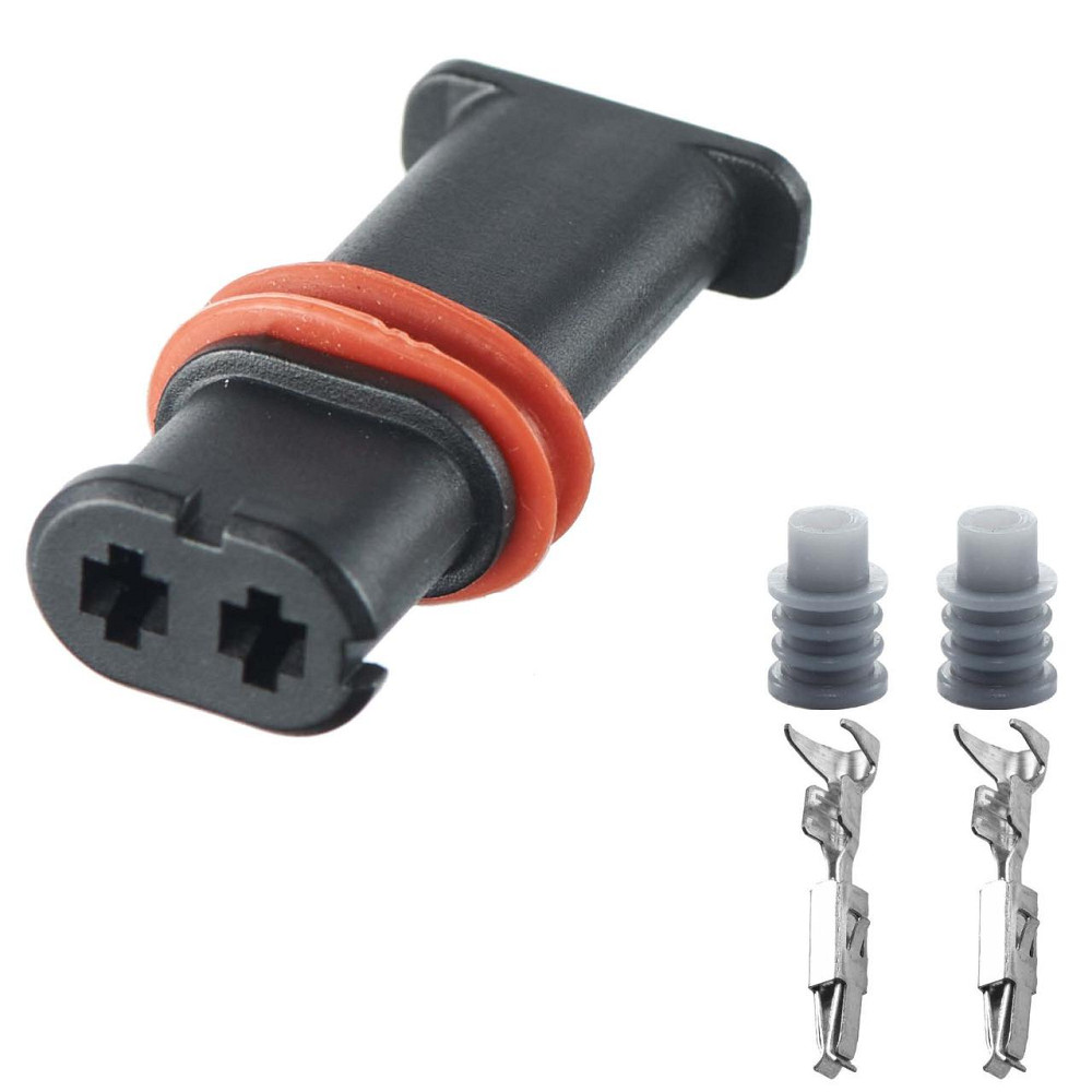 Роз'єм конектор 2-кон., Свеча Накала Диз, Нагревателя 91370В/91371B, Webasto At 3500, Bosch BMW, Mercedes-Benz, Mini Київ - фото 1