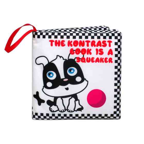 Большая мягкая книга-пищалка 