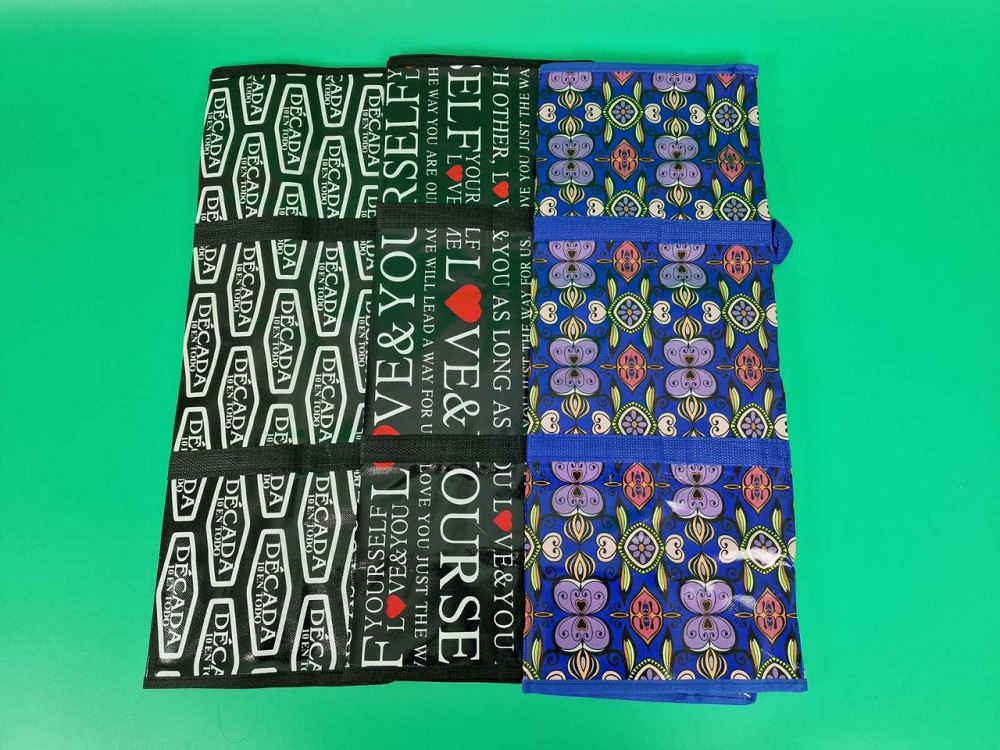 Сумка господарська, поліпропіленова, з кольоровим малюнком No3 Кольорова (60x44x18) (1 шт.) Харків - фото 4