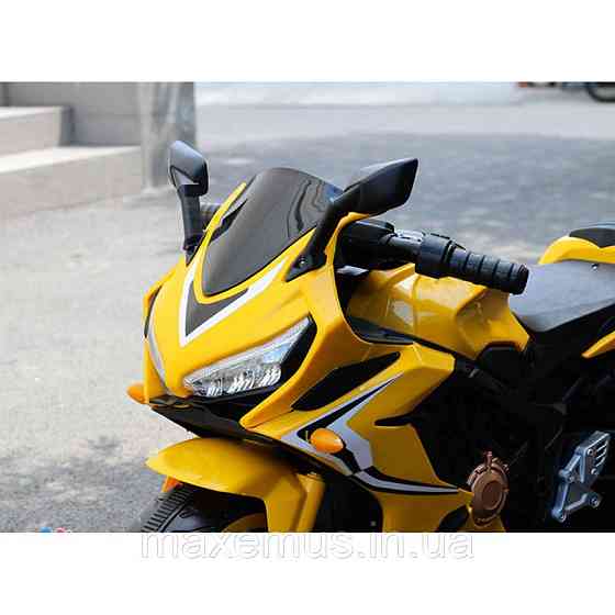 Электромотоцикл детский на аккумуляторе 3-х колесный SPOKO N-518 электрический мотоцикл для детей белый Мостиська