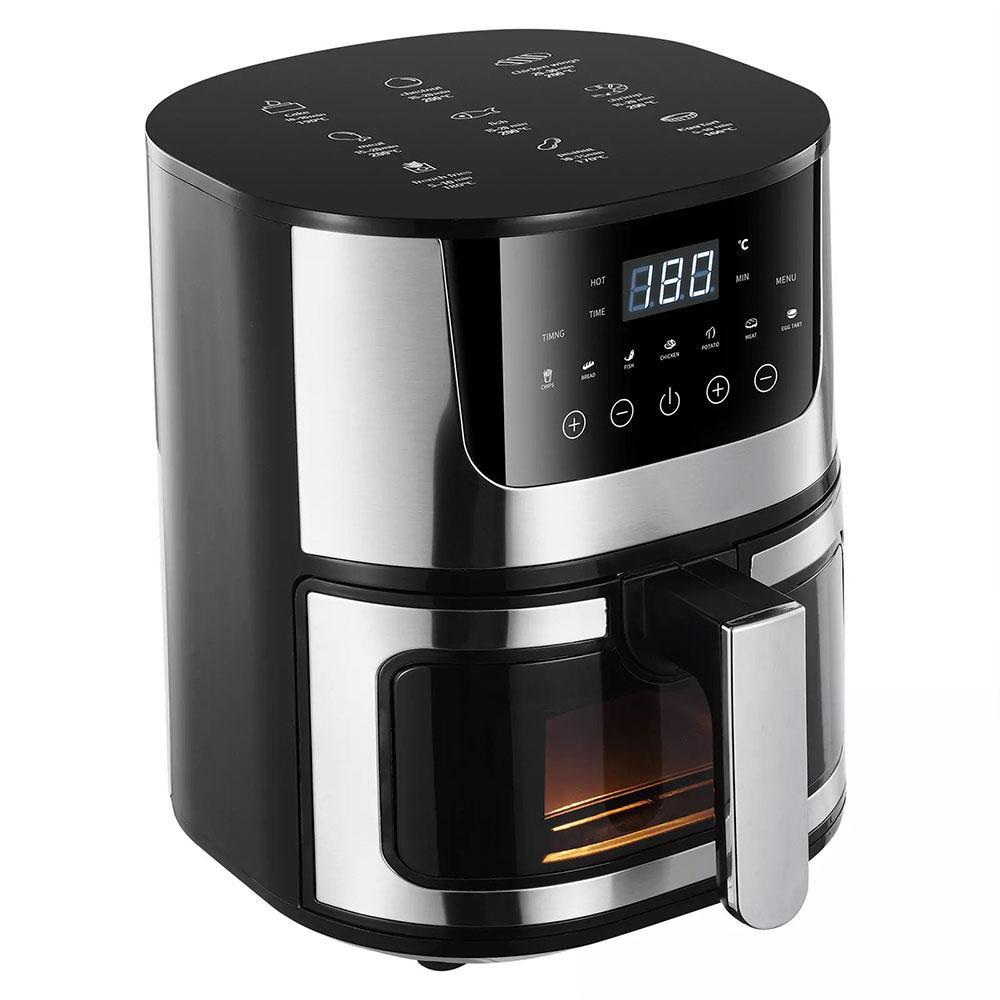 Аэрофритюрница 4200Вт, Rainberg RB-2268 + Подарок 50шт Форма для аэрогриля / Фритюрница без масла / Мультипечь Киев - изображение 6