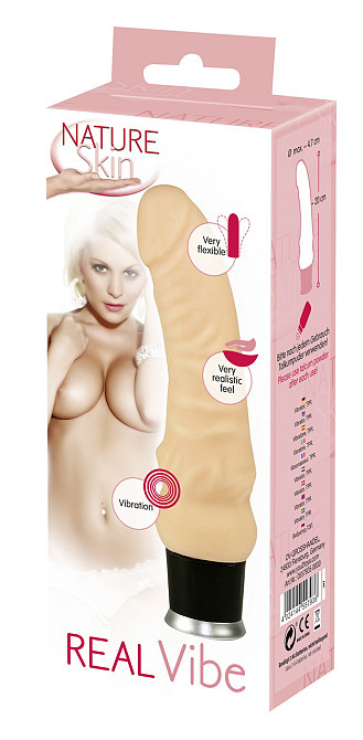 Вібратор — Nature Skin Real Vibe Sex Aura Київ - фото 9