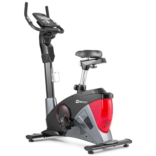 Велотренажер електромагнітний + мат Hop-Sport 090H Apollo чорно-червоний Київ