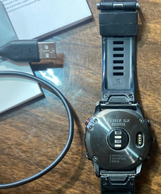 Смарт-Часи Garmin Fenix 6X Sapphire Carbon Gray. Київ - фото 5