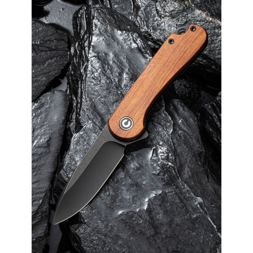 Ніж складаний кишеньковий Civivi Elementum, (7.5 см) D2 / Guibourtia Wood Киев - изображение 7
